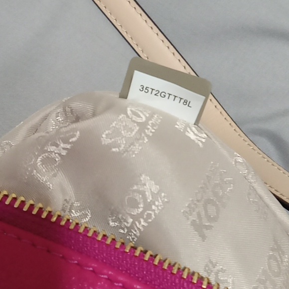 MICHAEL KORS Purse PINK FUSIA Jet Set Handbag New Shoulder Womens Gift Holiday - Picture 9 of 12